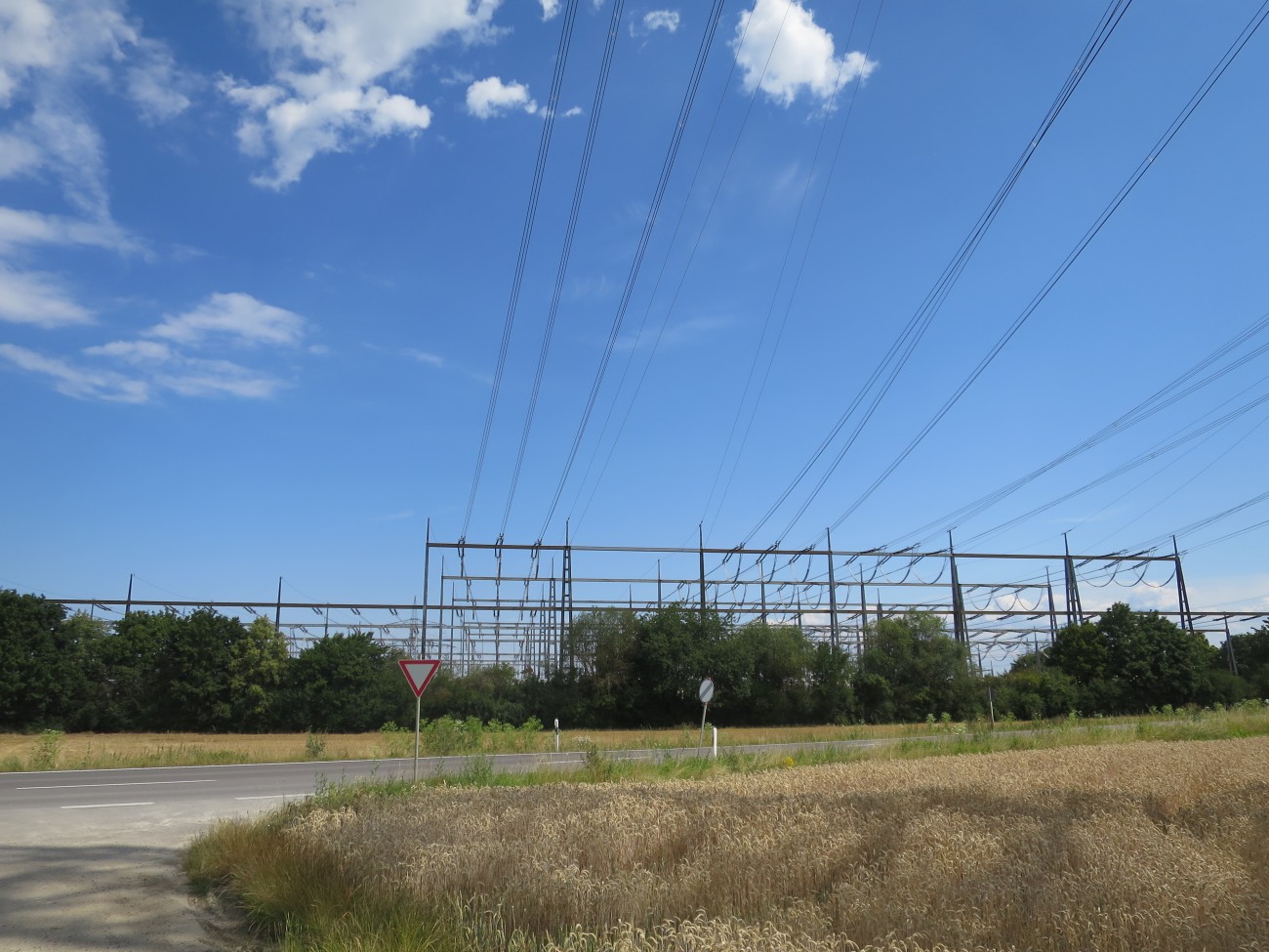 Leitungseinführung Umspannwerk Pulverdingen 