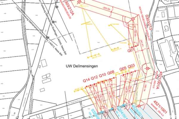 Leitungseinführung Umspannwerk Dellmensingen 